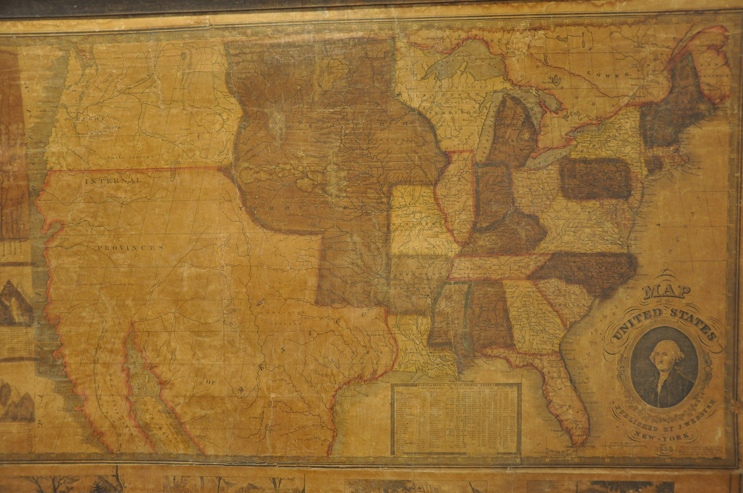 Map of the United States Published by J. Webster - Image 6