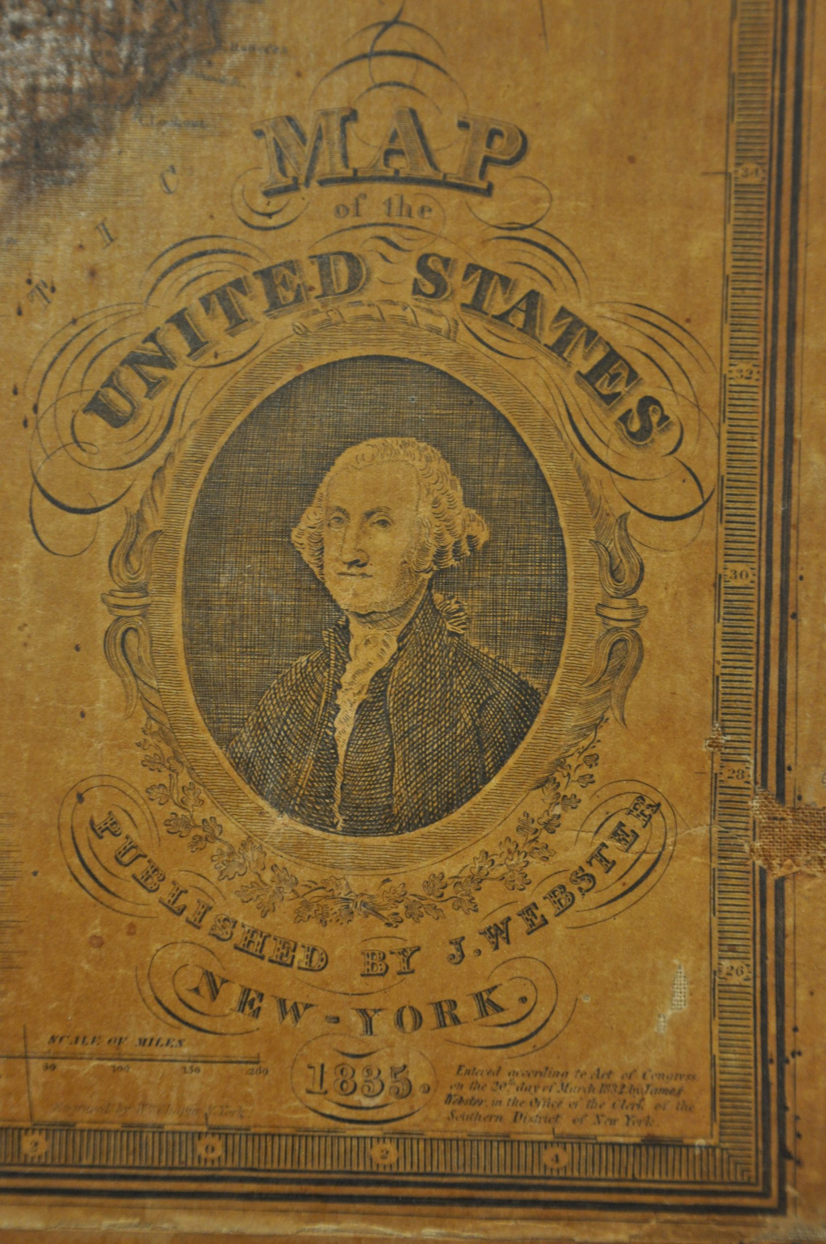 Map of the United States Published by J. Webster - Image 2