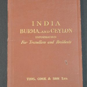 India, Burma, and Ceylon. Information for Travellers and Residents