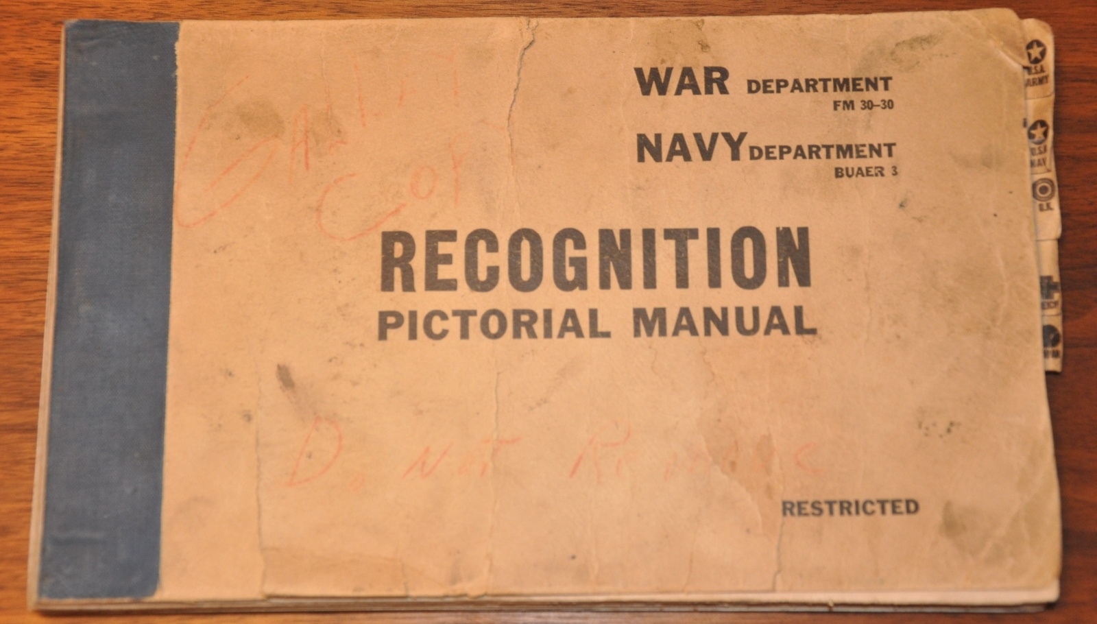Recognition Pictorial Manual