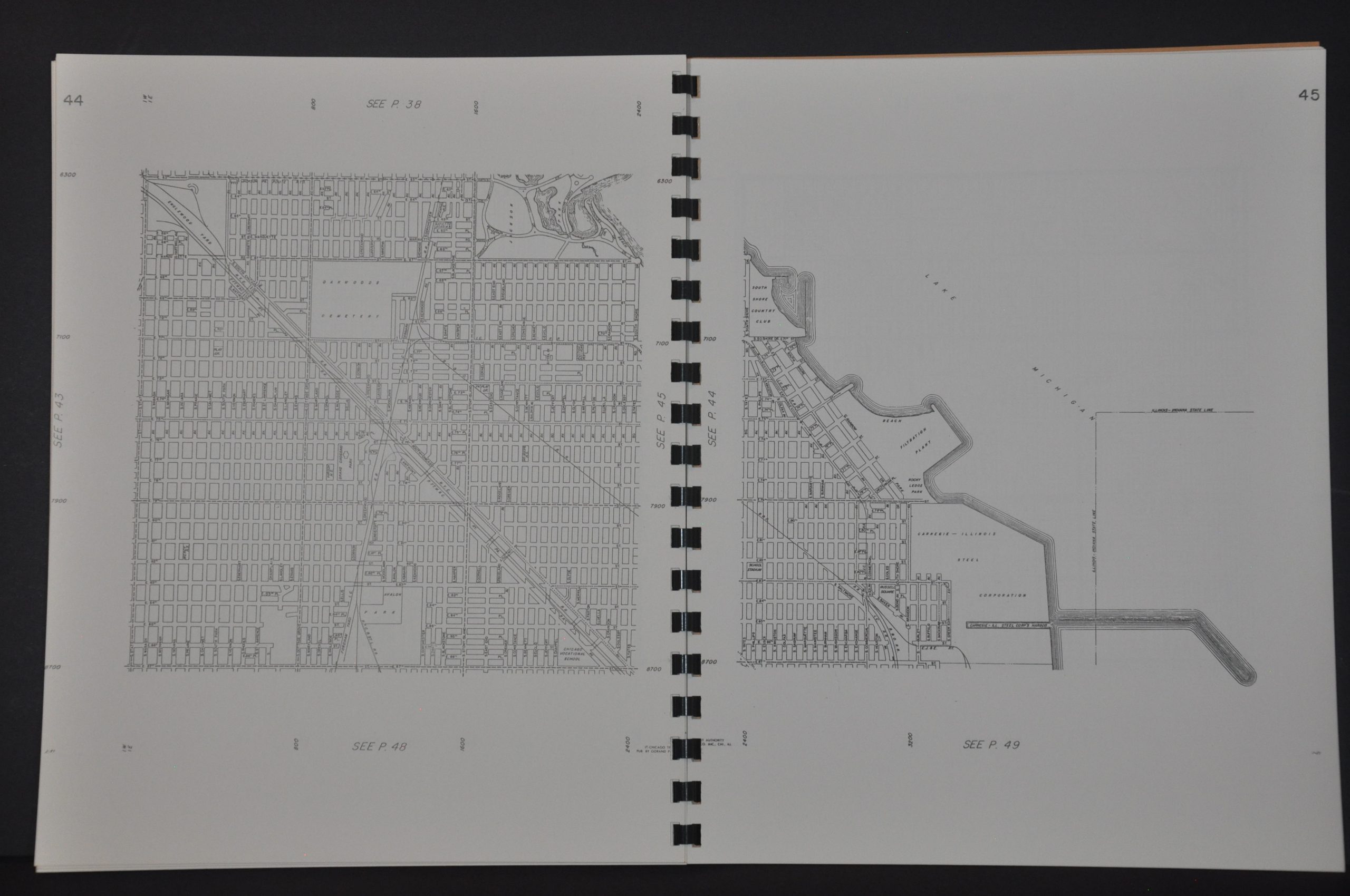 Gorand's Street Map of Chicago and Suburbs