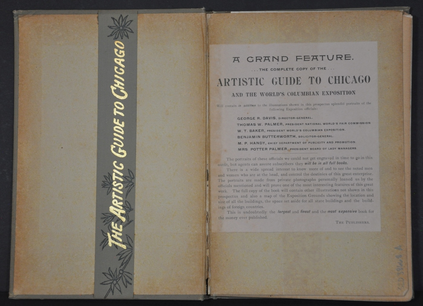 The Artistic Guide to Chicago and the World's Columbian Exposition Illustrated