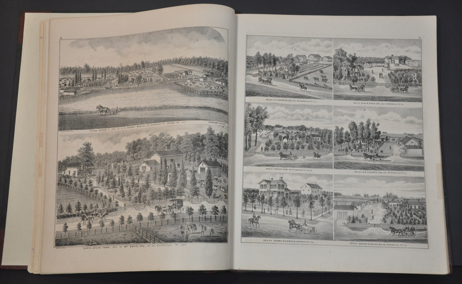 Combination Atlas Map of DuPage County Illinois - Image 4