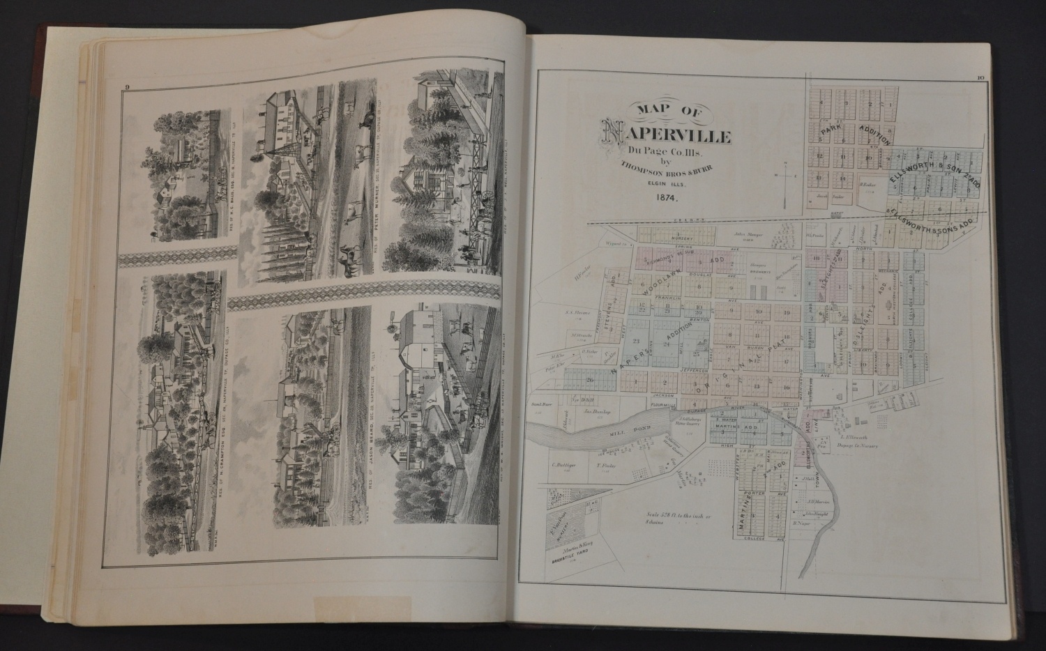 Combination Atlas Map of DuPage County Illinois - Image 6