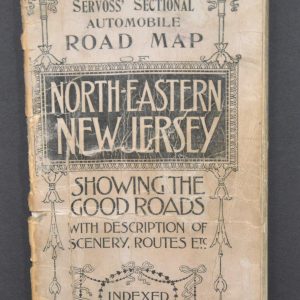 Servoss' Sectional Automobile Road Map of North-Eastern New Jersey