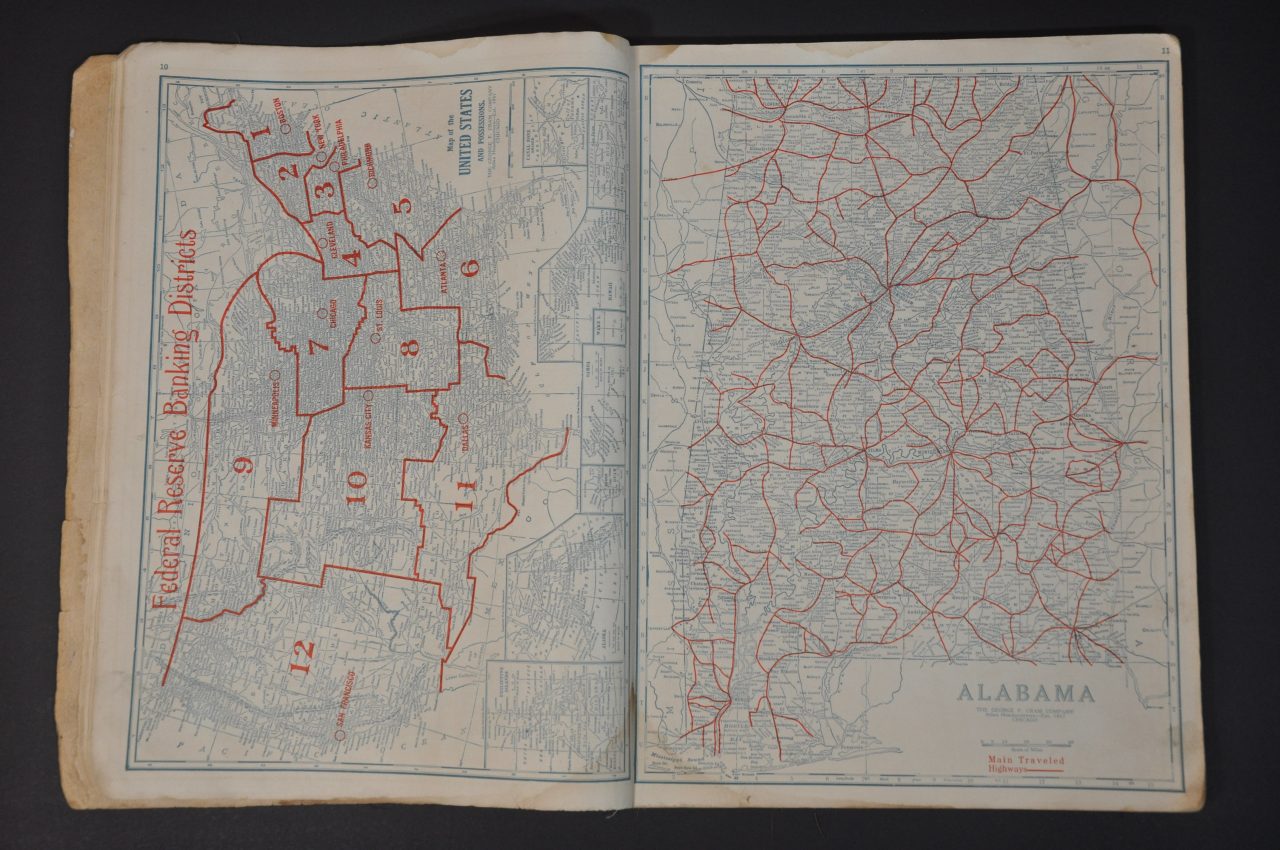 Auto Trails and Commercial Survey of the United States - Curtis Wright Maps