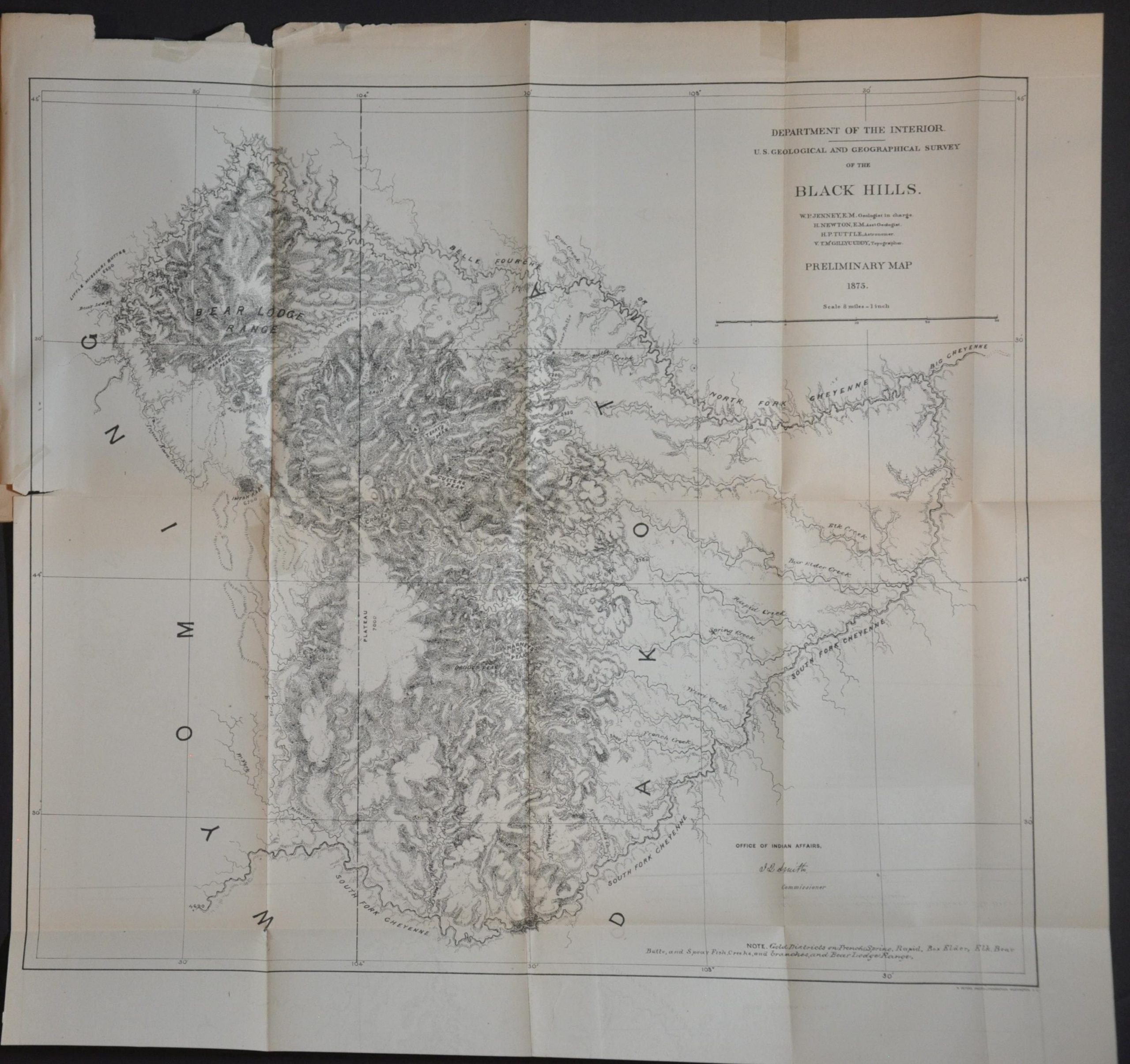 Report on the Mineral Wealth, Climate, and Rain-Fall, and Natural Resources of the Black Hills of Dakota - Image 4