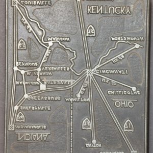 [Printer's Block of Primary Interstates to Cincinnati]