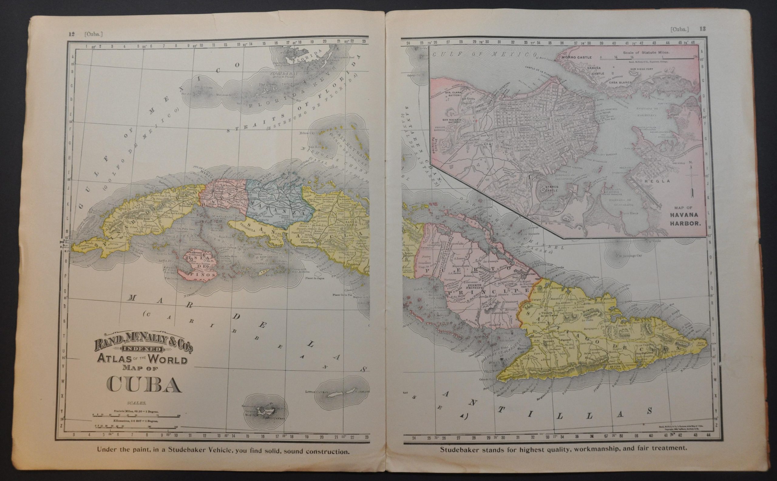 Studebaker Bros. Manufacturing Co. War Atlas with Marginal Index - Image 7