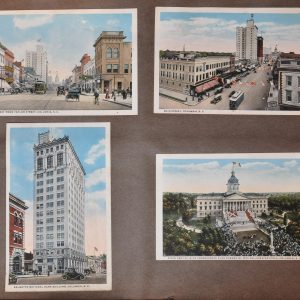 [Scrapbook of Travel Postcards from the United States and Canada]
