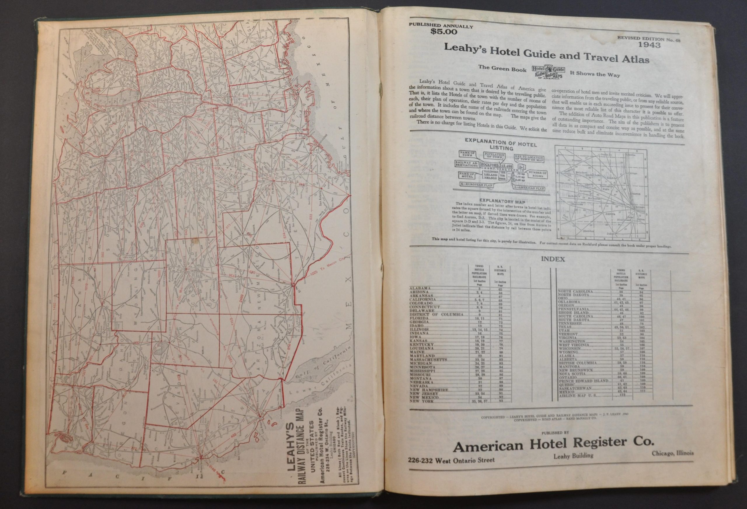 Leahy's Hotel Guide and Travel Atlas - Image 2