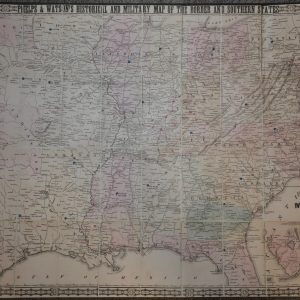 Phelps & Watson Historical and Military Map of the Border & Southern States