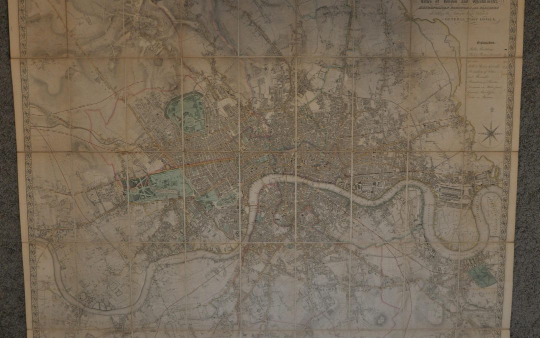 A Plan of London and its Environs, Showing the Boundaries of the Cities of London and Westminster…