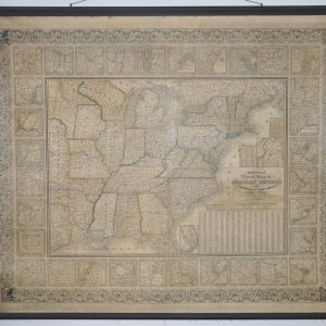 Mitchell's National Map of the American Republic or United States of North America.