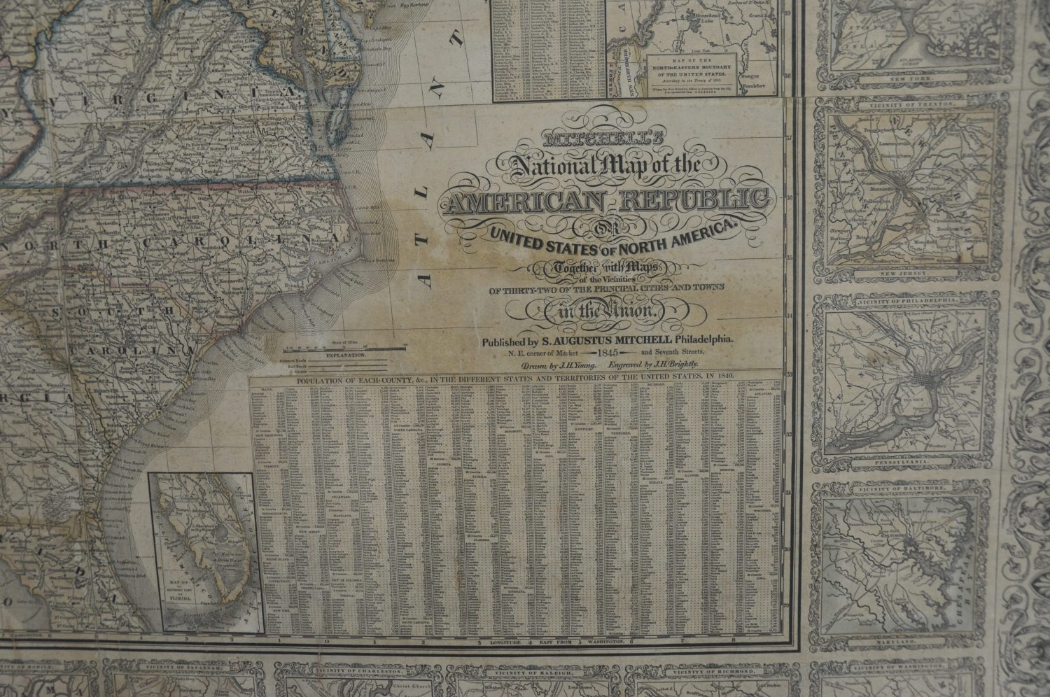 Mitchell's National Map of the American Republic or United States of ...