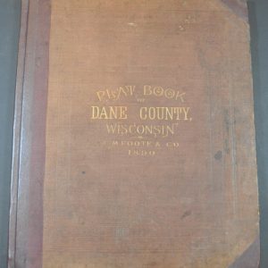 Plat Book of Dane County Wisconsin