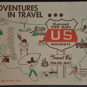 Illustrated Strip Maps US Highways Travel by Travel Mat