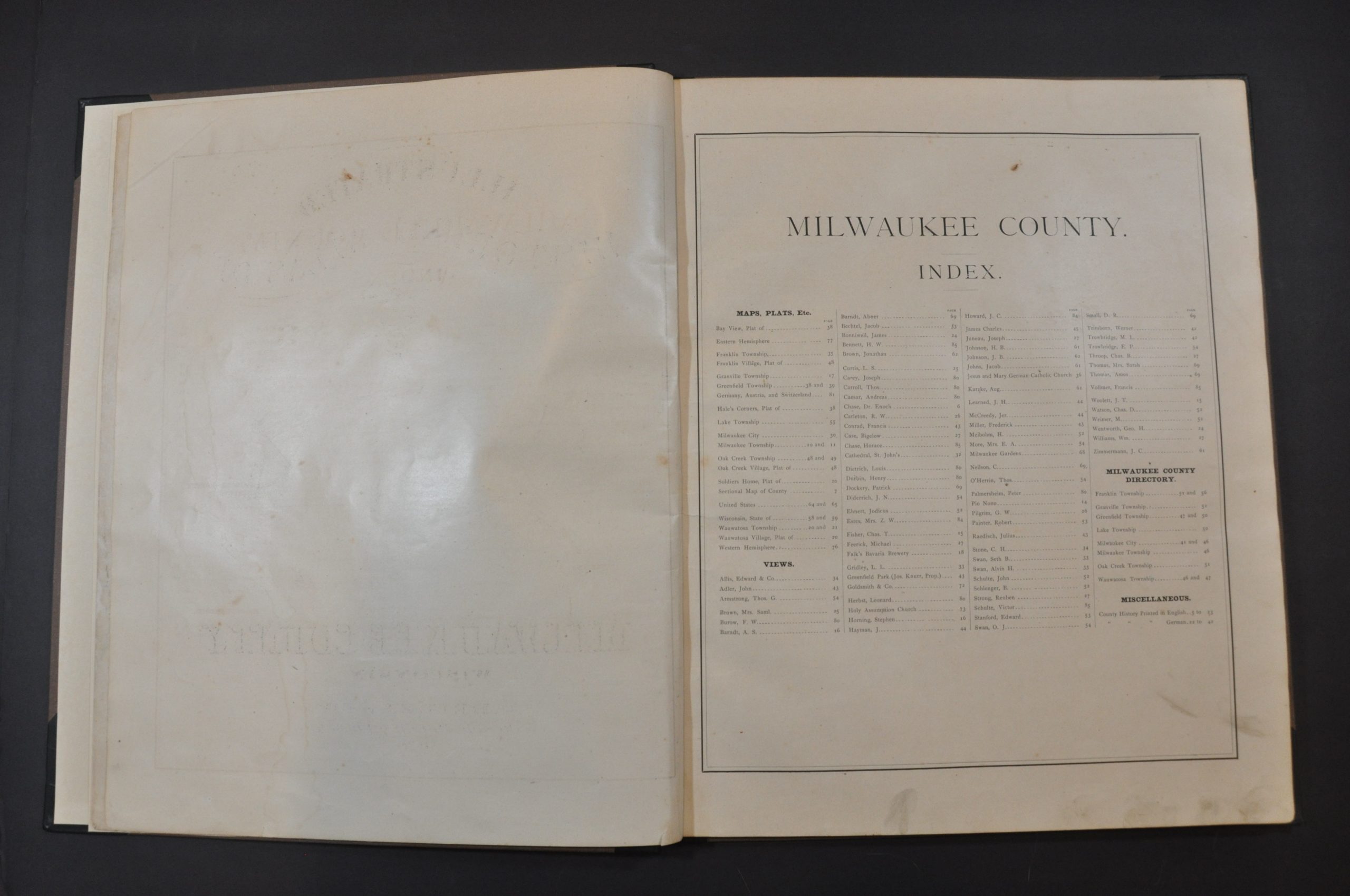 Illustrated Historical Atlas of Milwaukee County, Wisconsin - Image 19