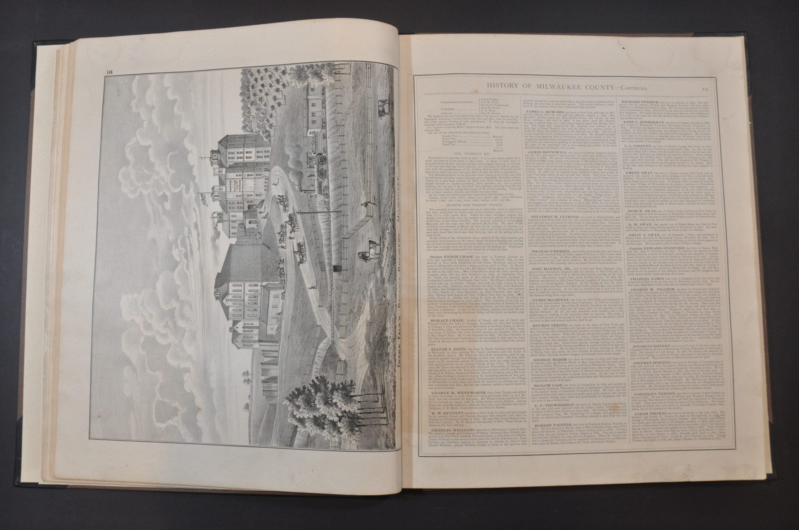 Illustrated Historical Atlas of Milwaukee County, Wisconsin - Image 13