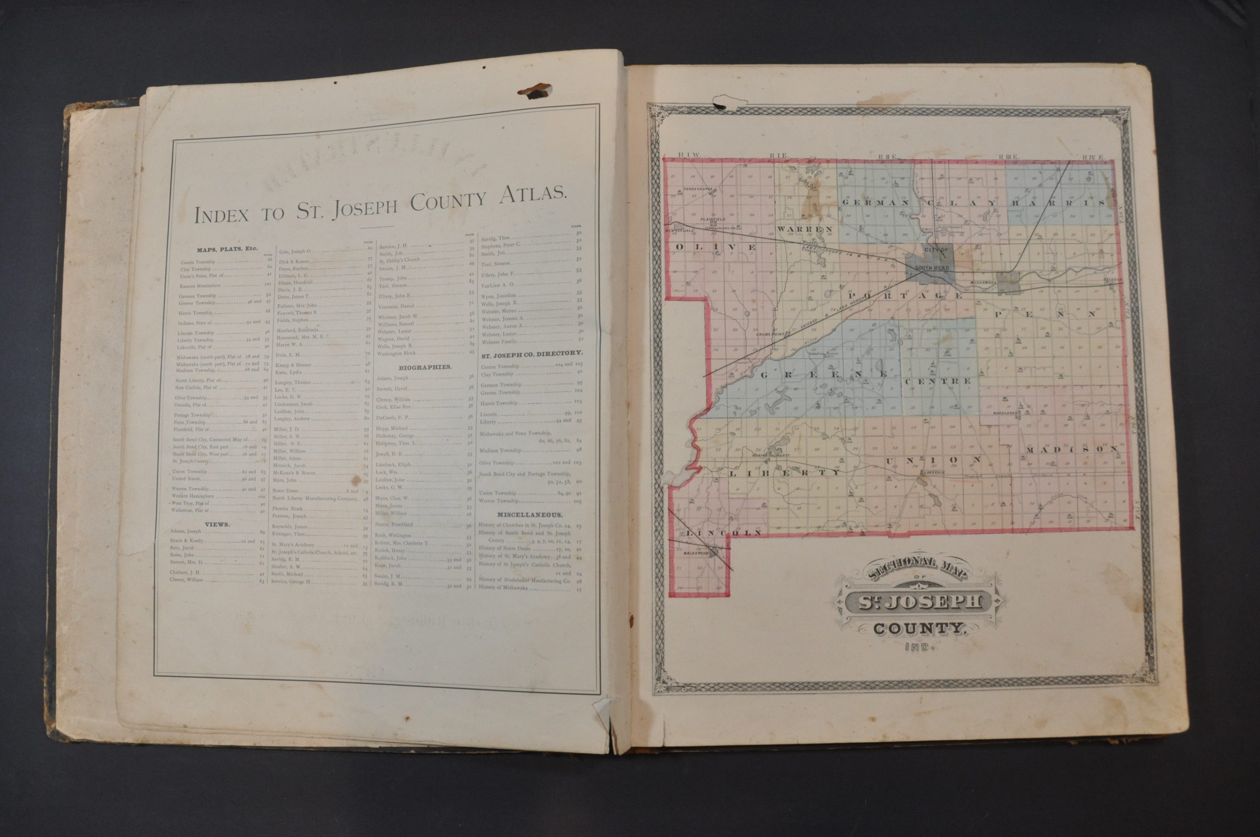 Historical Atlas of St. Joseph County, Indiana - Image 9