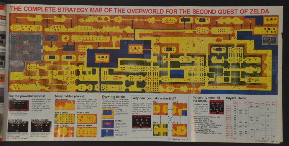 Nintendo Power [with] The Complete Strategy Map of the Overworld for ...