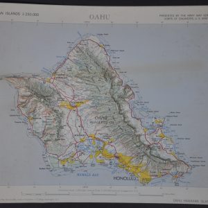 Oahu [3D Relief Map]