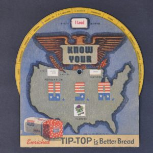 KNOW YOUR U.S.A. [WWII Volvelle]