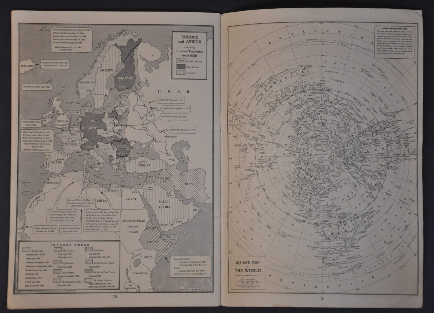 World Atlas War Edition - Curtis Wright Maps