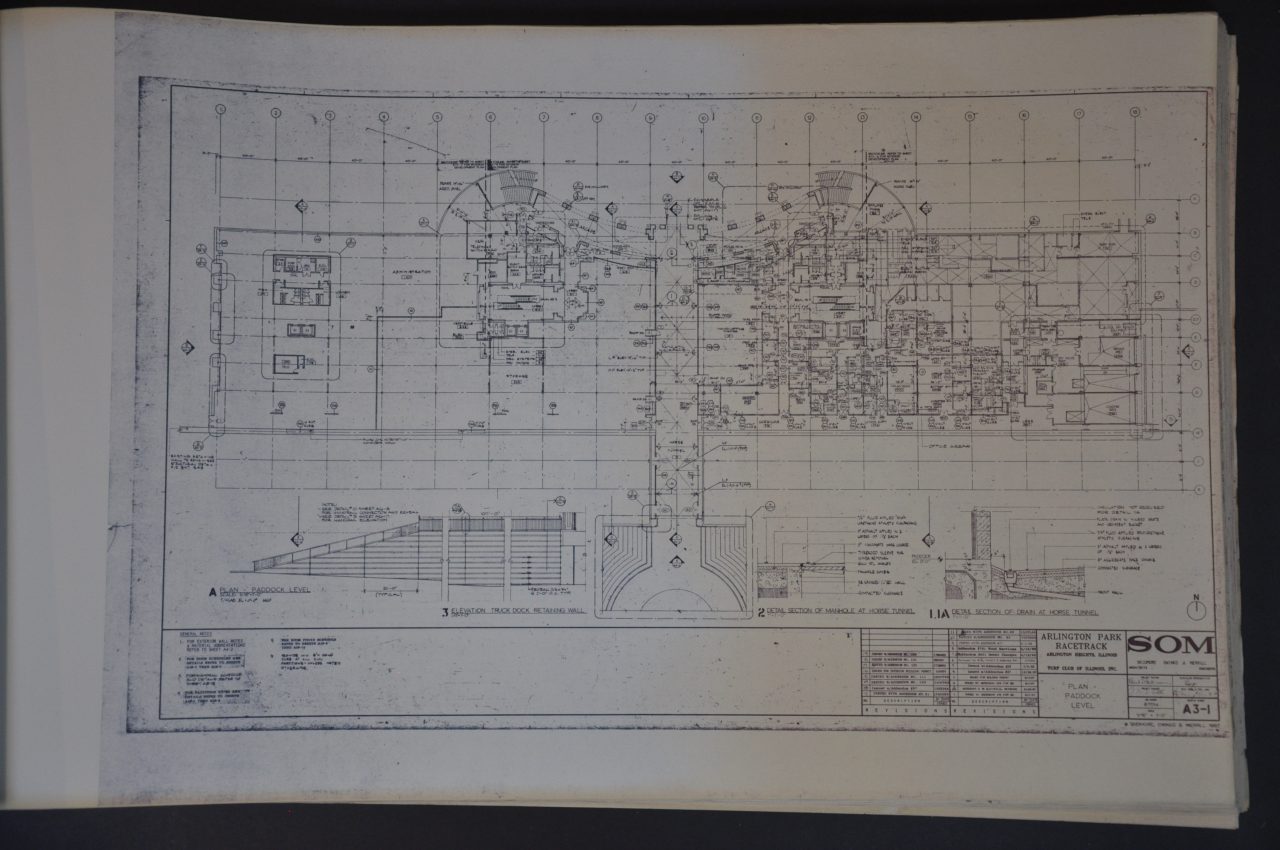 [Arlington International Racetrack Blueprint Drawings] - Curtis Wright Maps