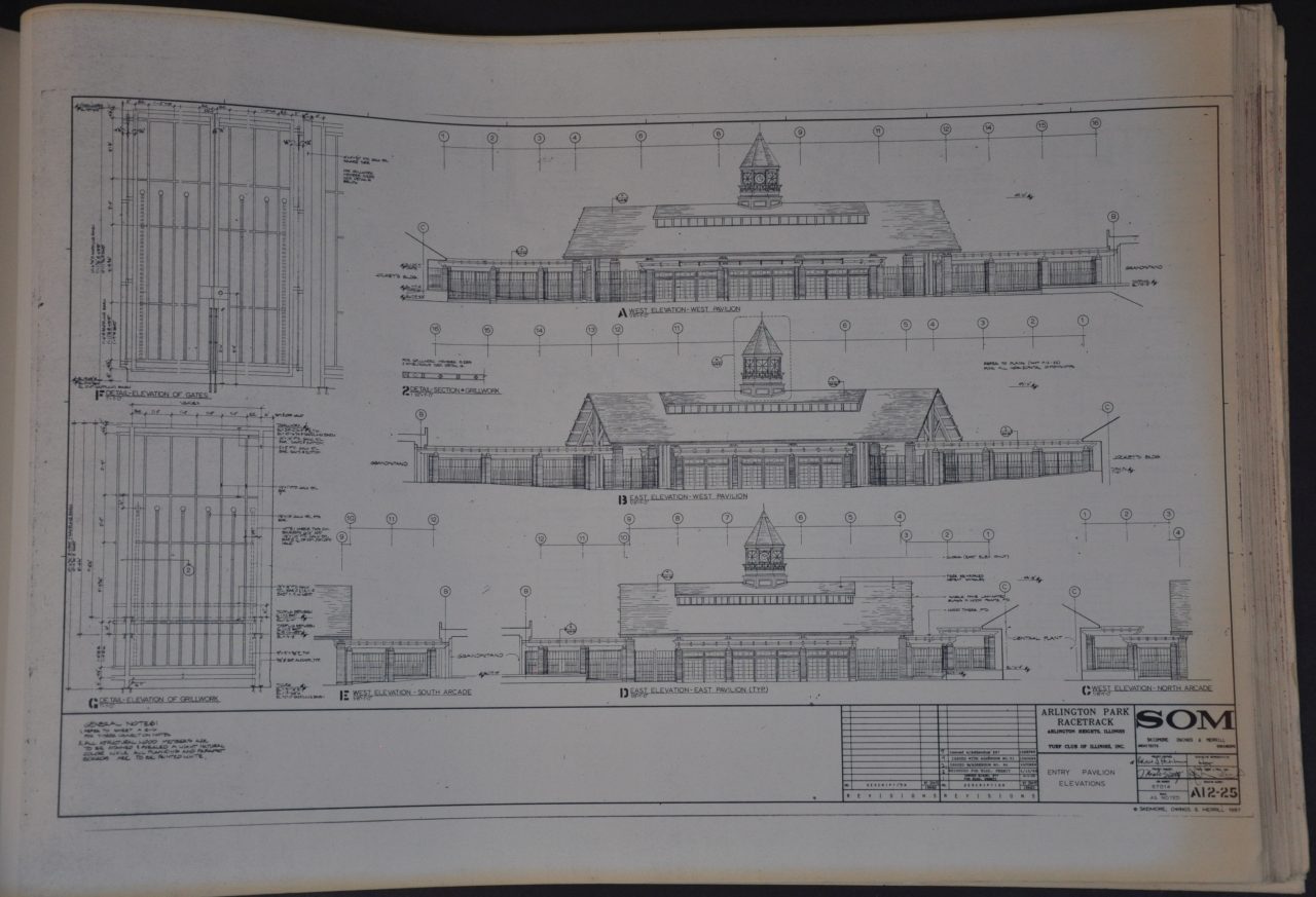 [Arlington International Racetrack Blueprint Drawings] - Curtis Wright Maps
