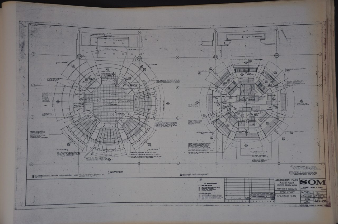 [Arlington International Racetrack Blueprint Drawings] - Curtis Wright Maps