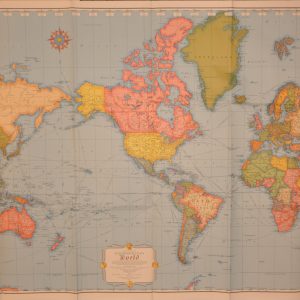 Rand McNally Cosmopolitan World Map