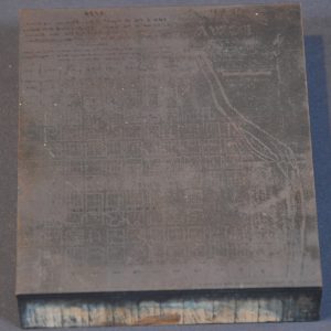 Map of Iowa City [Print Block]