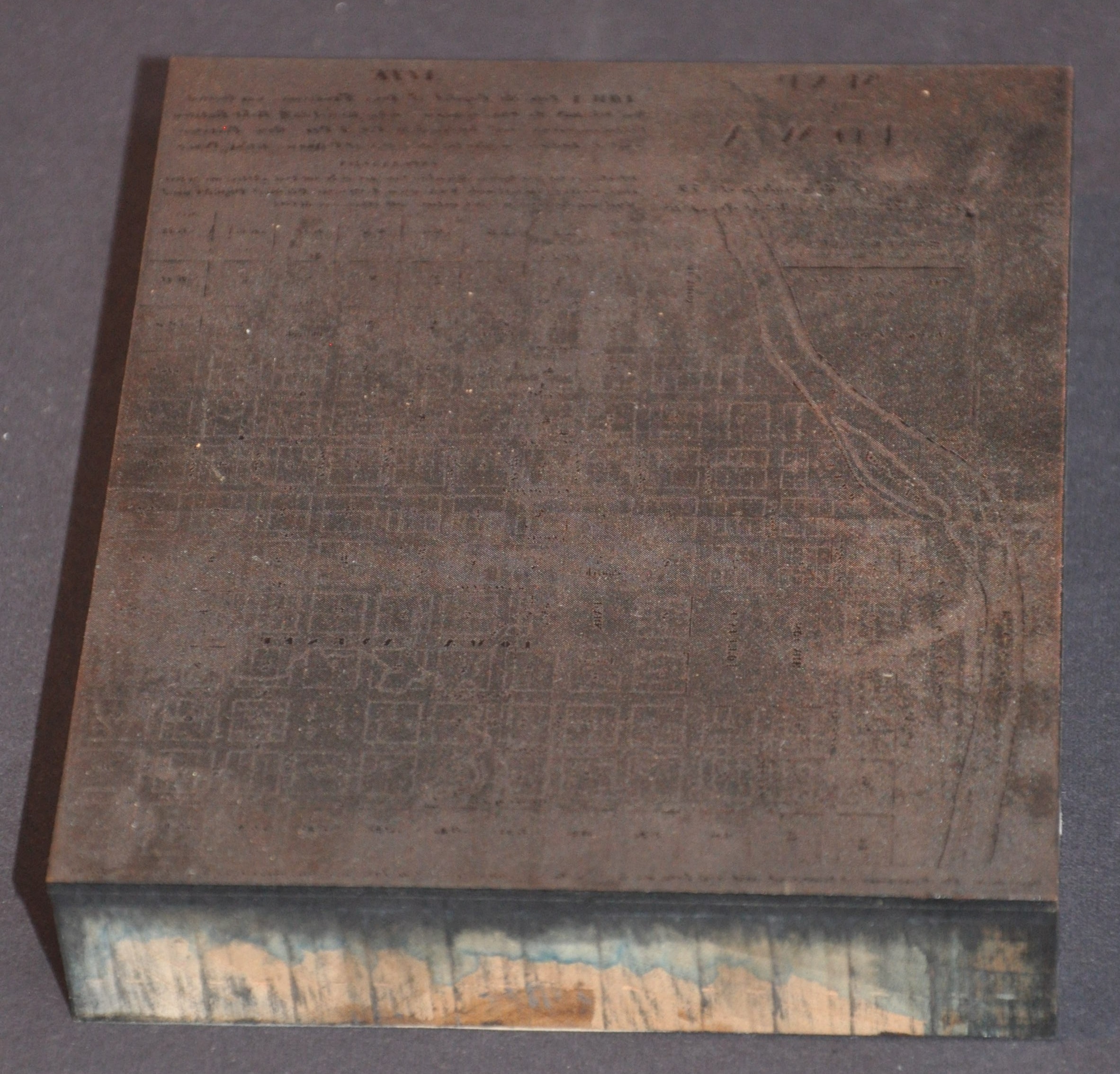 Map of Iowa City [Print Block] - Curtis Wright Maps