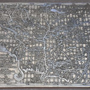 Carte De La Louisiane Colonie Française avec le Cours du Fleuve St Louis [Print Block]