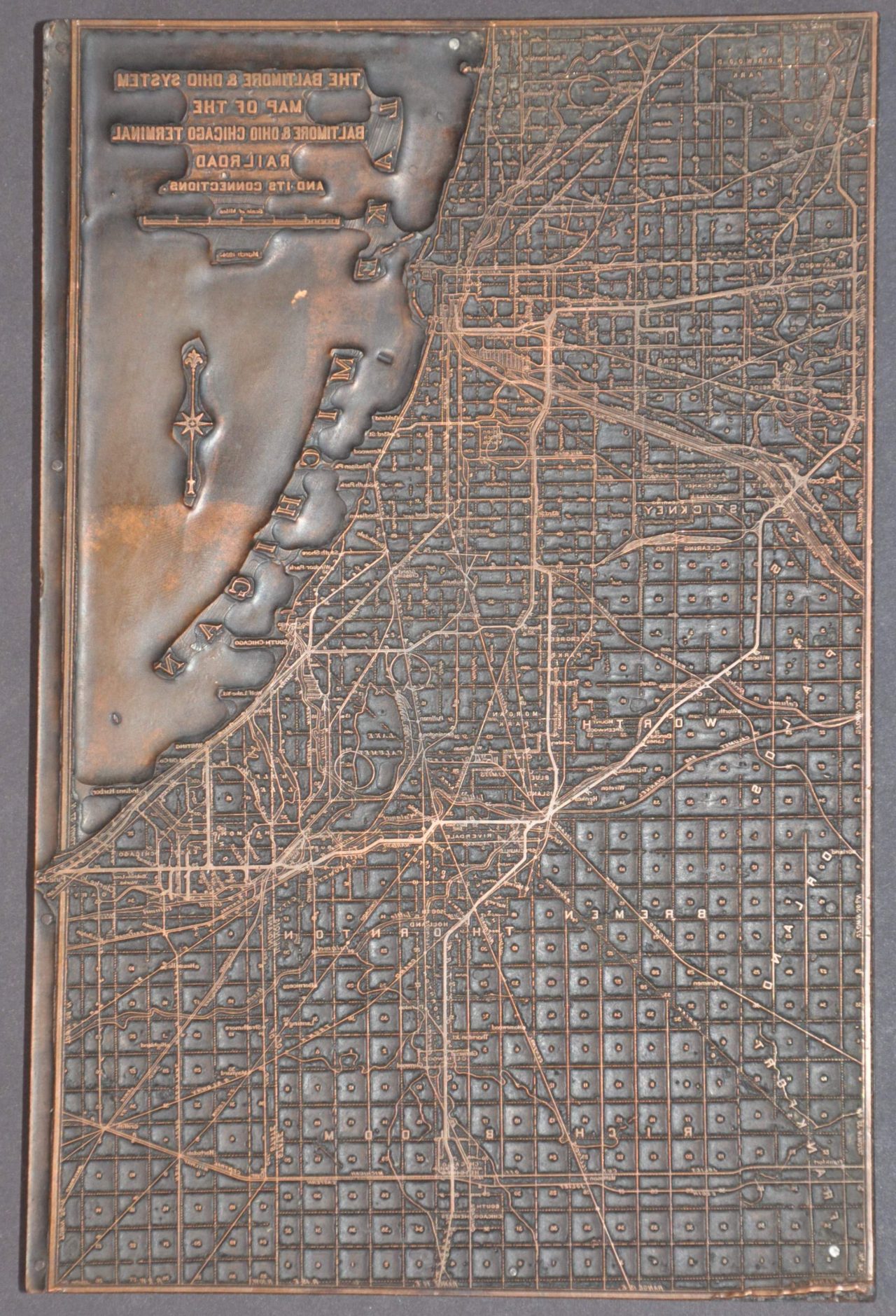 The Baltimore & Ohio System Map of the Baltimore & Ohio Chicago ...