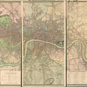 Map of London Made from an Actual Survey in the Years 1824, 1825, & 1826