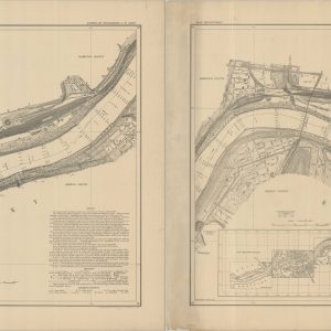 Ohio River Pittsburgh, PA. to Mouth in 280 Charts and Index Sheet [Charts No. 131 and 132 - Cincinnati]