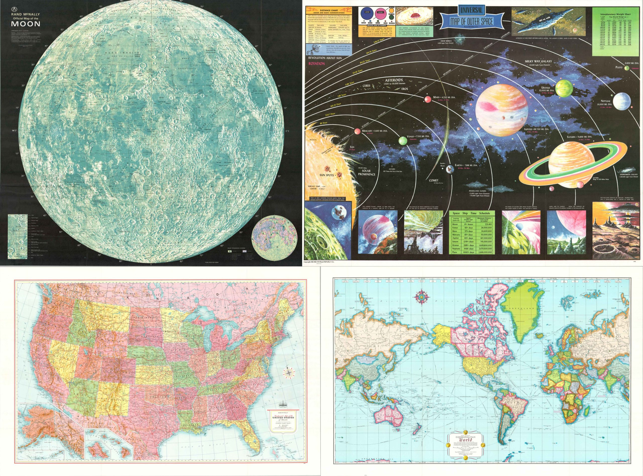 Earth & Space Map Portfolio