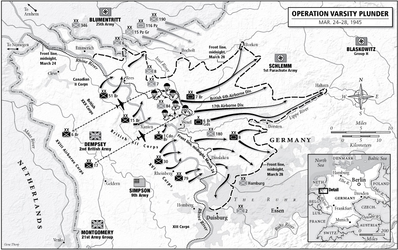 Operation Varsity Defensive Overprints