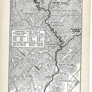 Automobile Road from Redlands to Big Bear Lake Resorts