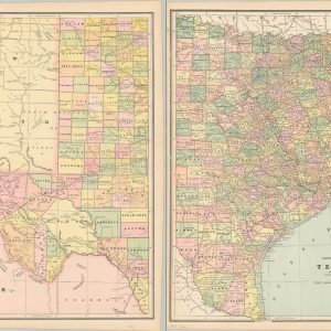 Western Half of Texas [and] Eastern Half of Texas