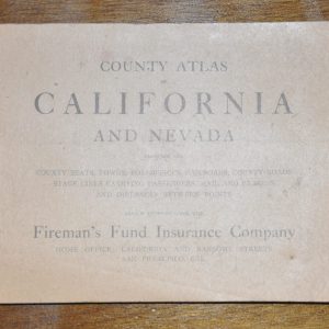 County Atlas of California and Nevada