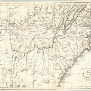 Map of the Southern States of America