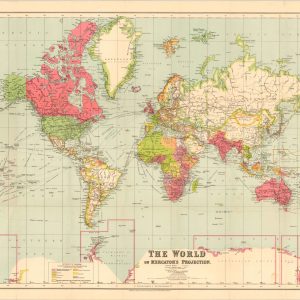 The World On Mercator's Projection