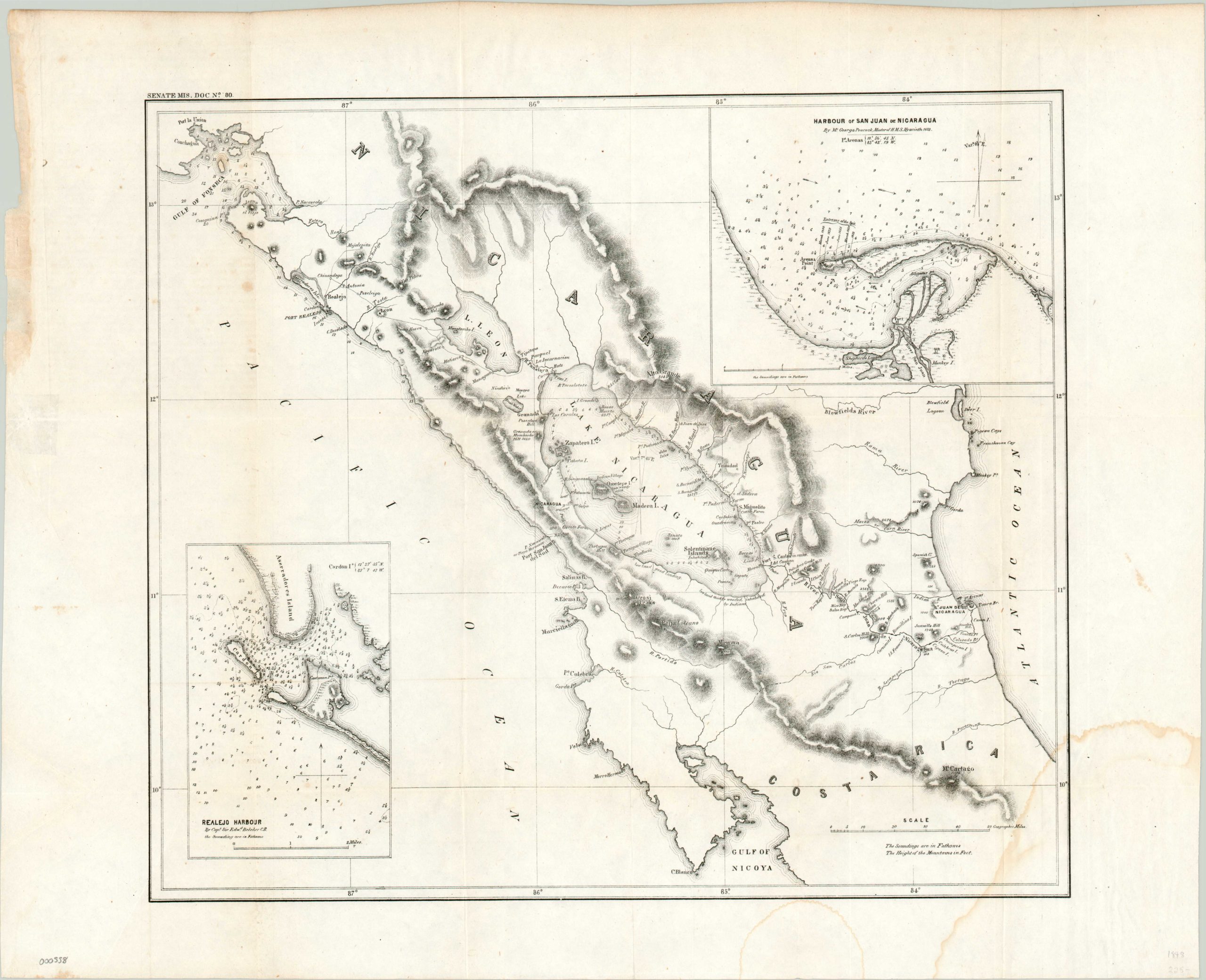Map of Nicaragua