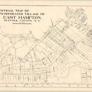 Official Map of Incorporated Village of East Hampton