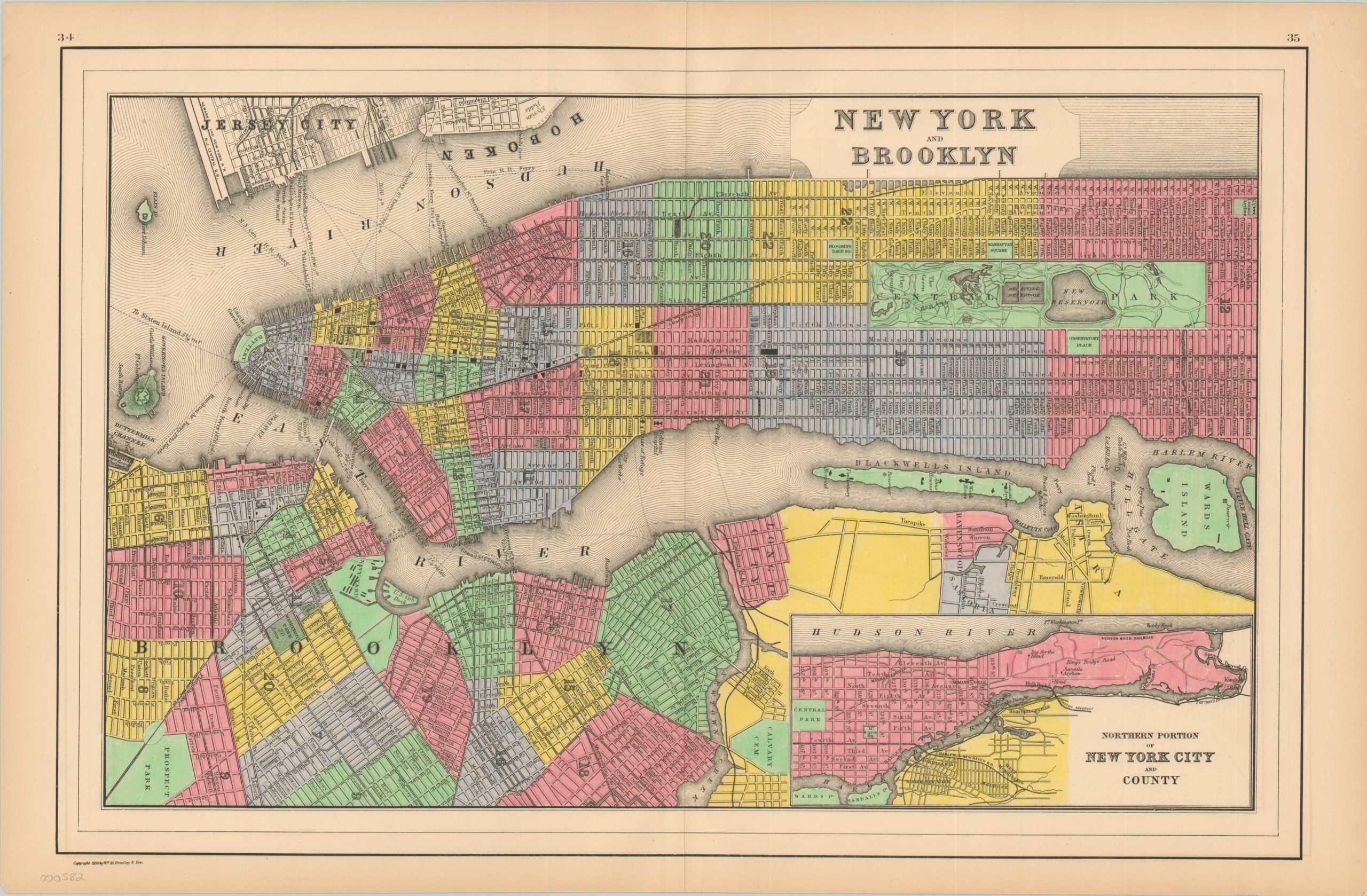 New York and Brooklyn