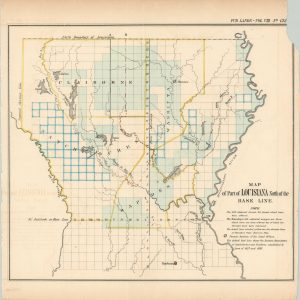 Map of a Part of Louisiana North of the Base Line