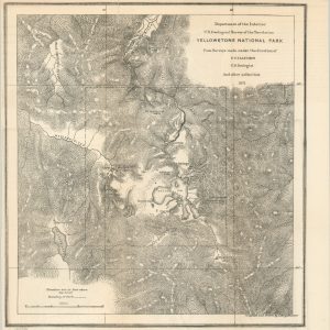 Yellowstone National Park From Surveys made under the direction of F.V. Hayden